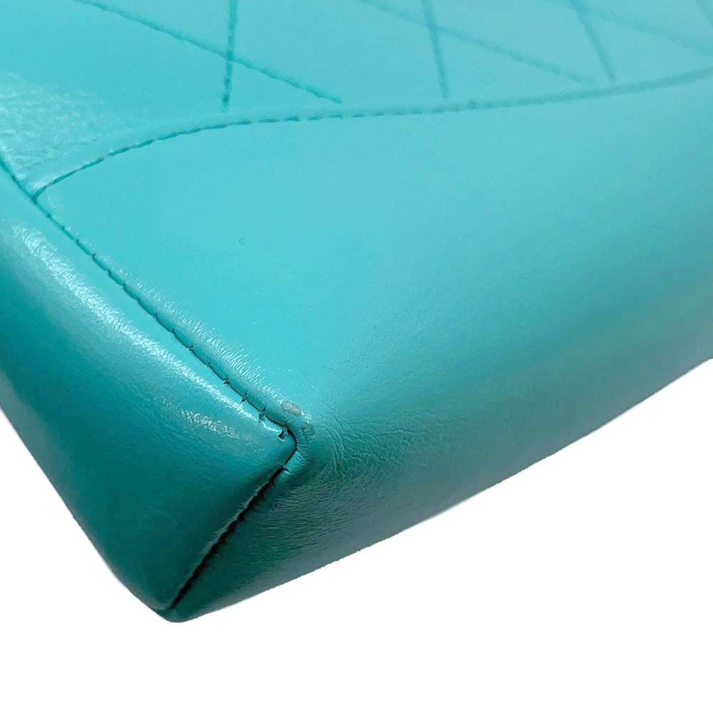 CHANEL CHANEL31 Mini Shopping Bag Turquise BlueAP3656 Calf Leather