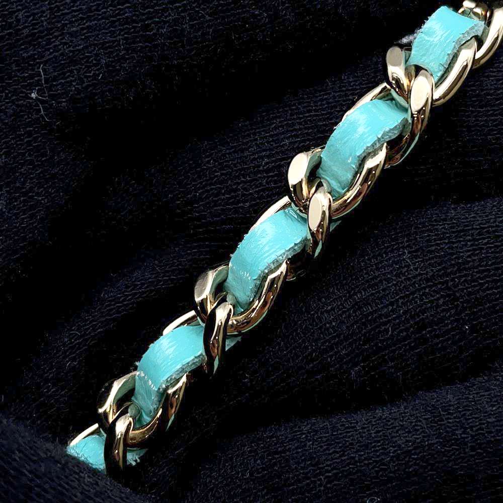 CHANEL CHANEL31 Mini Shopping Bag Turquise BlueAP3656 Calf Leather