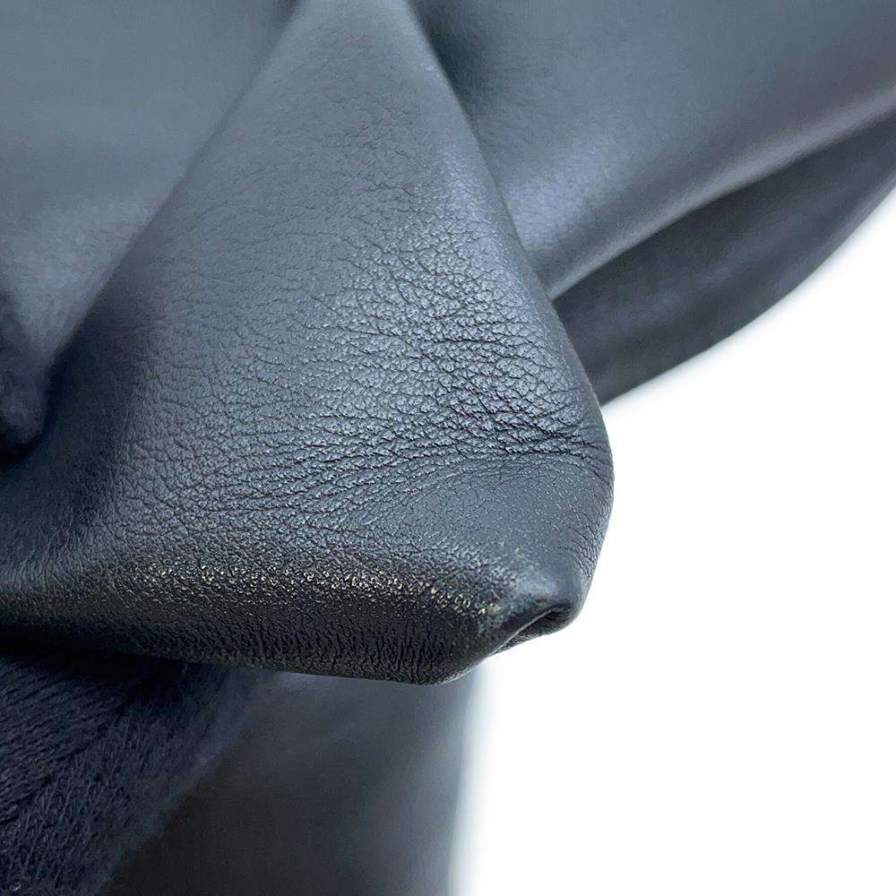 Bottega Veneta Twist Handbag Black Leather Size Mini