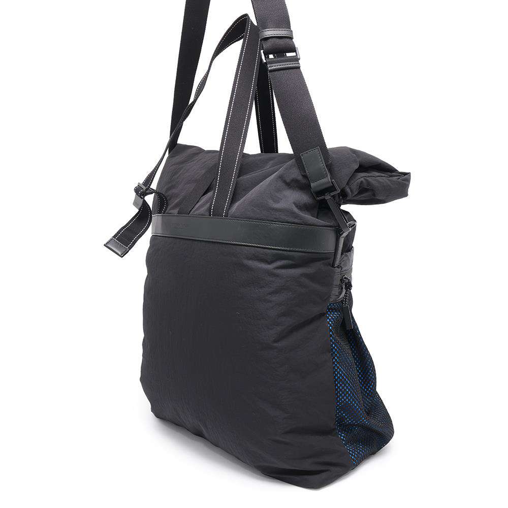 Bottega Veneta 2WAY Mesh Tote Bag Black/Blue573062 Nylon
