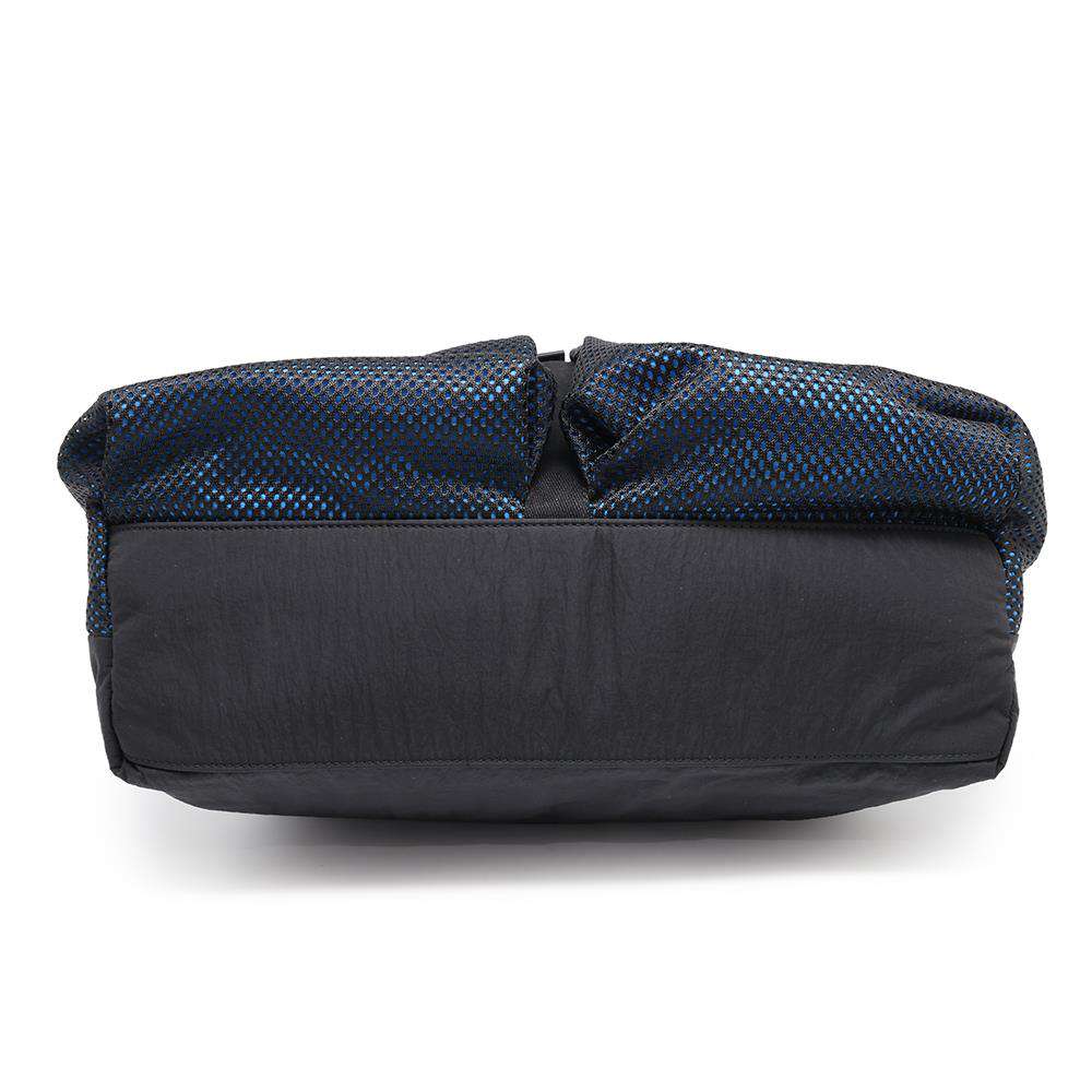 Bottega Veneta 2WAY Mesh Tote Bag Black/Blue573062 Nylon