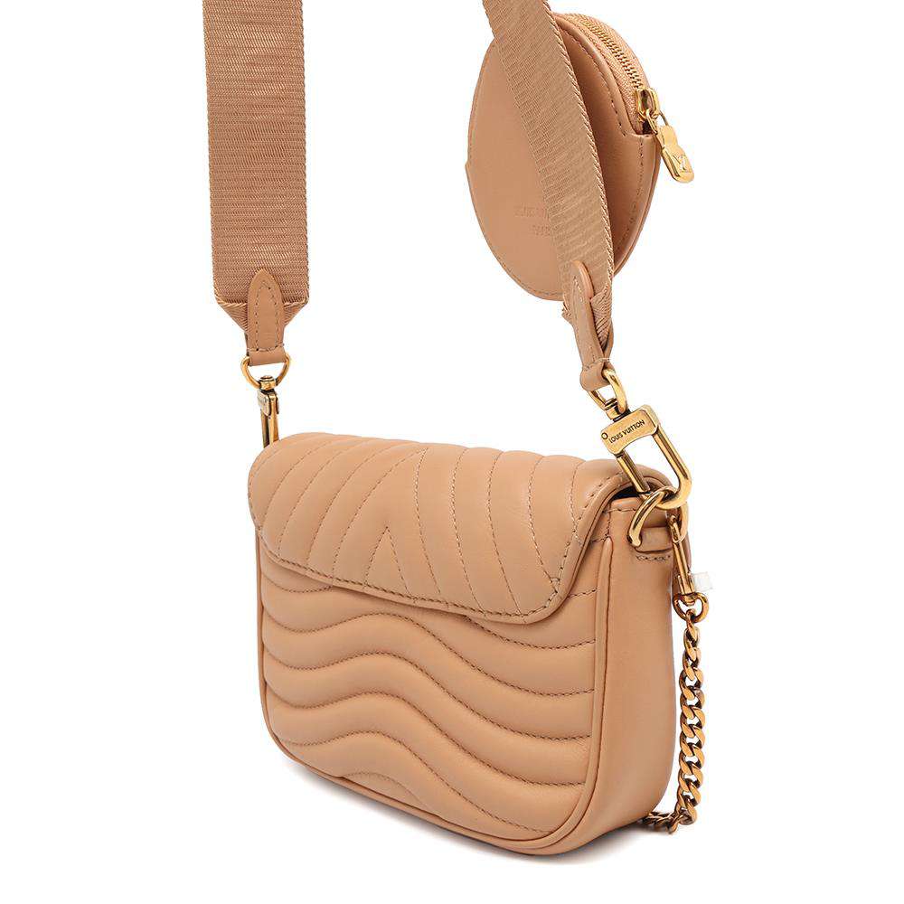LOUIS VUITTON New Wave Multi Pochette BeigeM58941 Leather