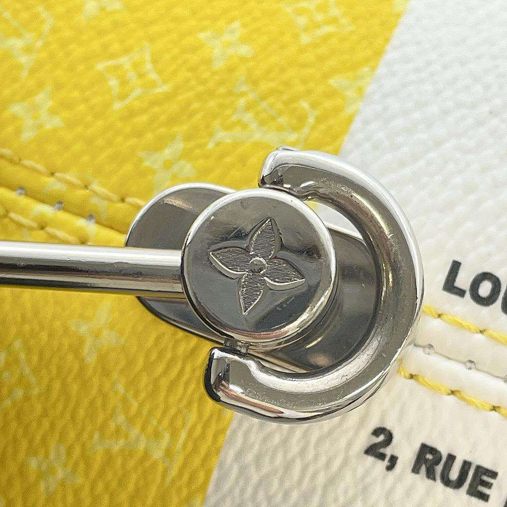 LOUIS VUITTON Paint Can YellowM81593 Canvas Leather