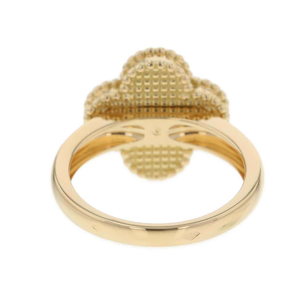 Van Cleef & Arpels Vintage Alhambra Ring Size 55/#15VCARA41100 18K Yellow Gold
