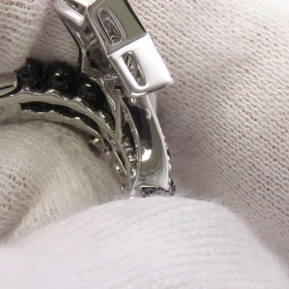 CHANEL Comet Collection Ring Size 52/#12J10180 18K White Gold