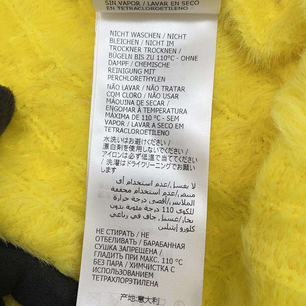 GUCCI GUCCI Adidas collaboration knit Size L Yellow Cotton100%
