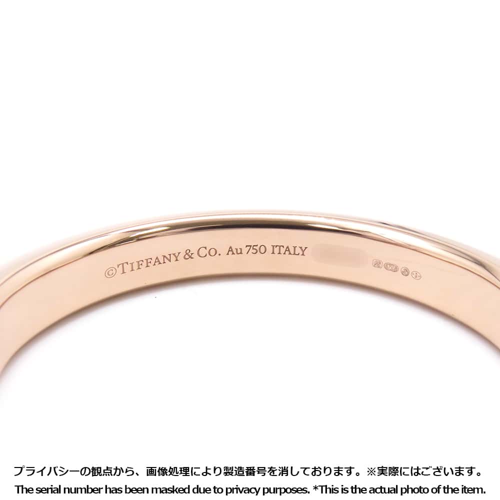 TIFFANY&Co. Padlock Bangle Bracelet Size Small70185482 18K Pink Gold