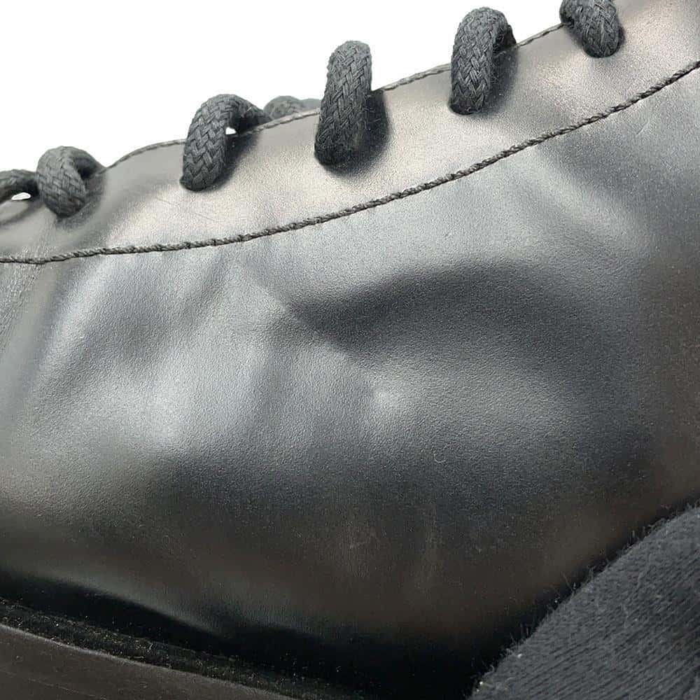 Valentino Garavani Rock Studded Boots Black Leather Size 35