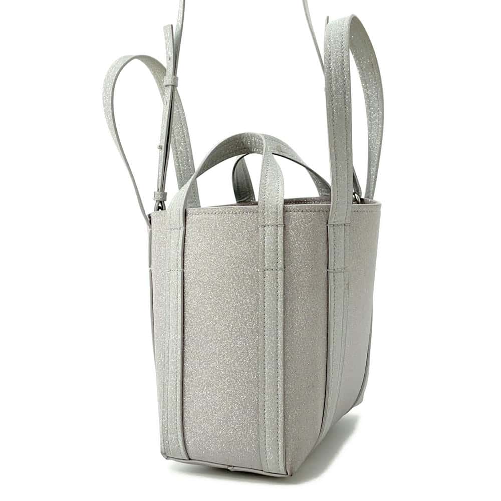 BALENCIAGA Everyday North South Shoulder Silver672793 Coating canvas Size XS