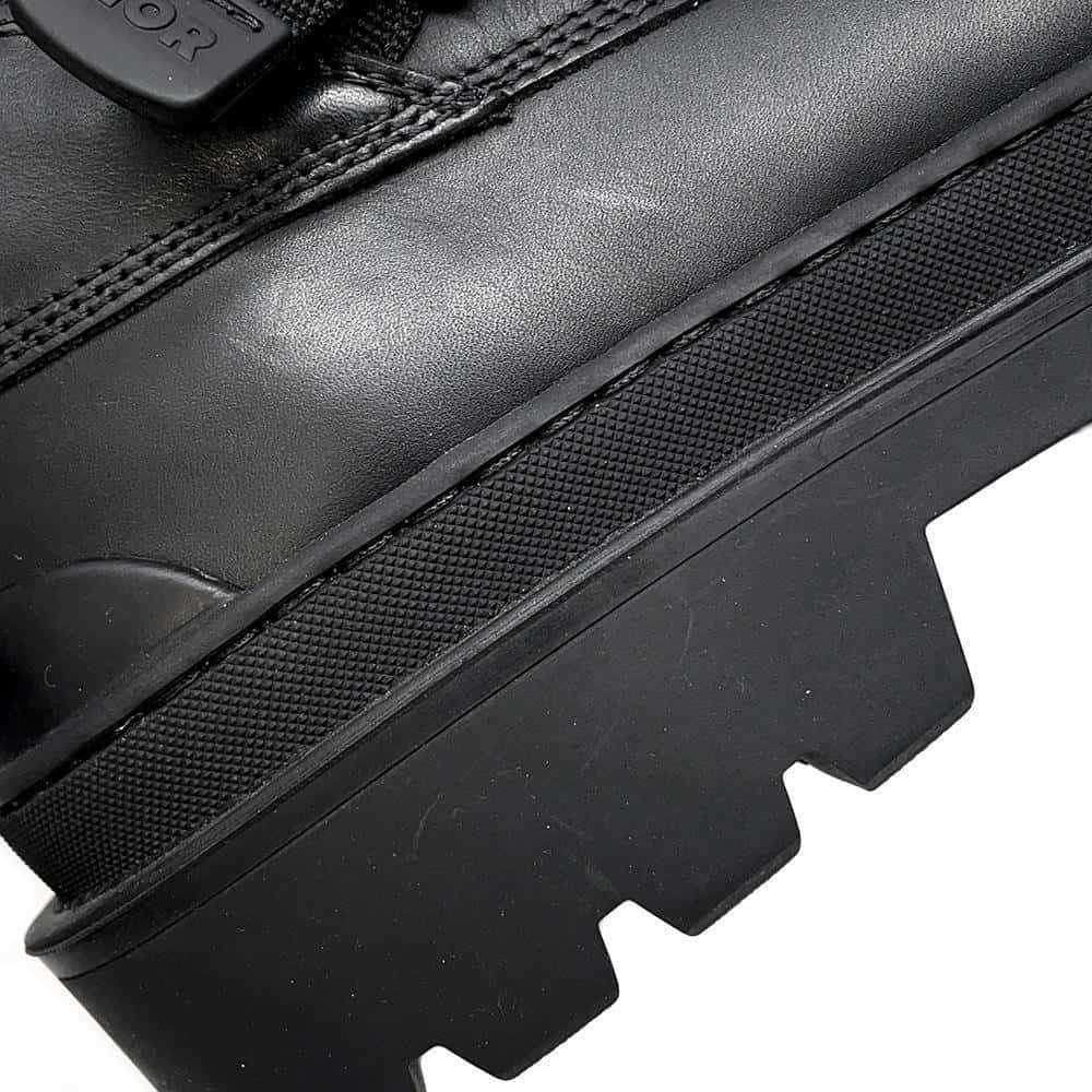 Dior ExplorerStrapBoots Black3BO232ZBR Leather Canvas Size 42