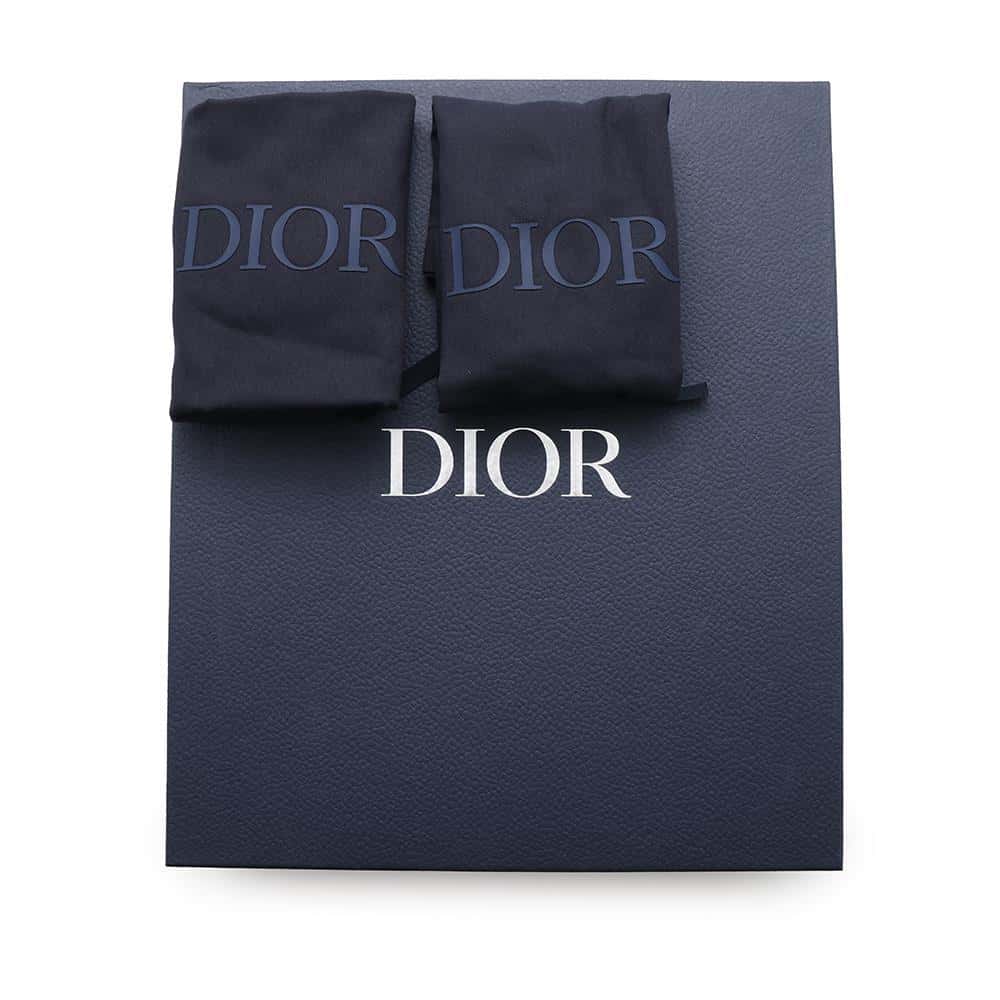 Dior ExplorerStrapBoots Black3BO232ZBR Leather Canvas Size 42