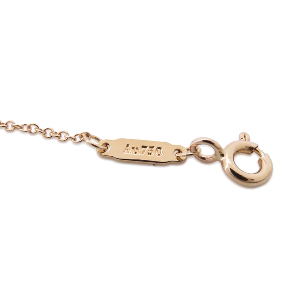 TIFFANY&Co. T Smile Necklace Size Large60011651 18K Pink Gold