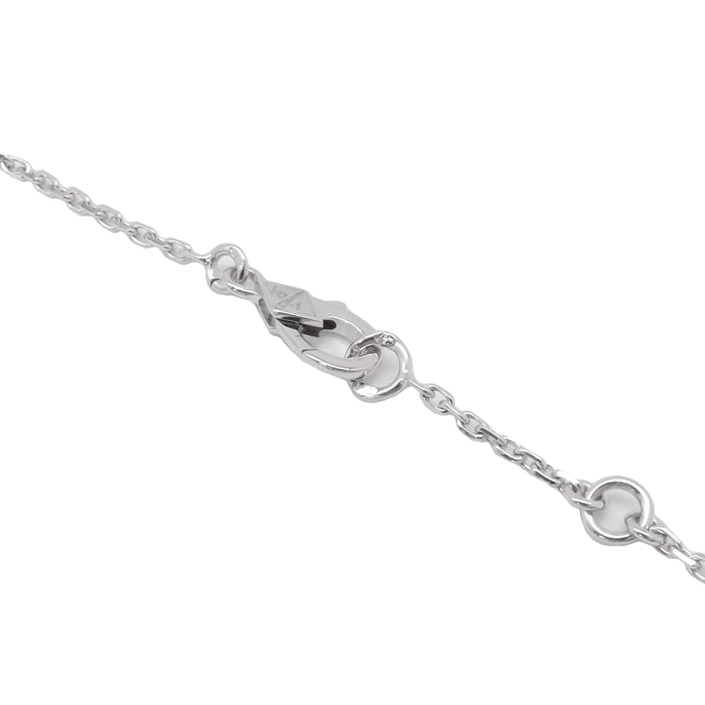 Van Cleef & Arpels Lotus Bracelet Mini ModelVCARP1AB00 18K White Gold