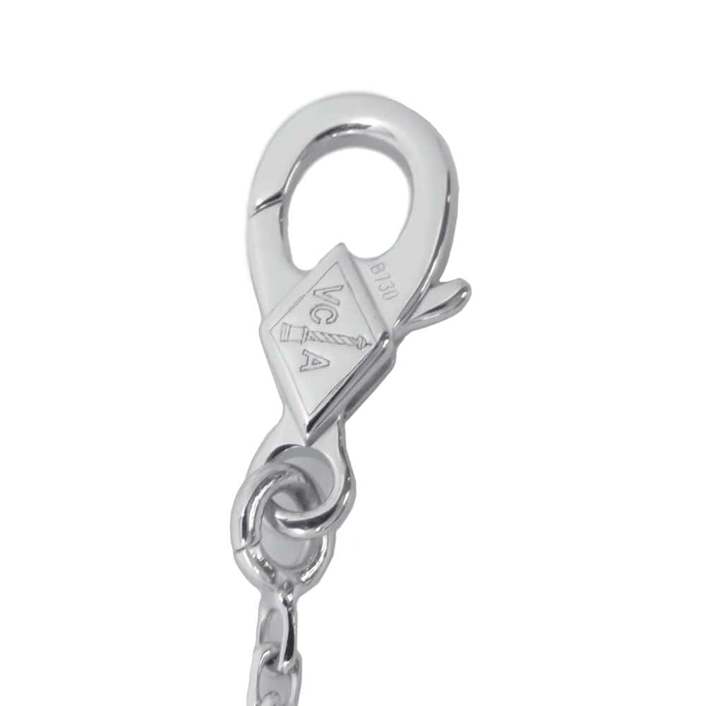 Van Cleef & Arpels Lotus Bracelet Mini ModelVCARP1AB00 18K White Gold