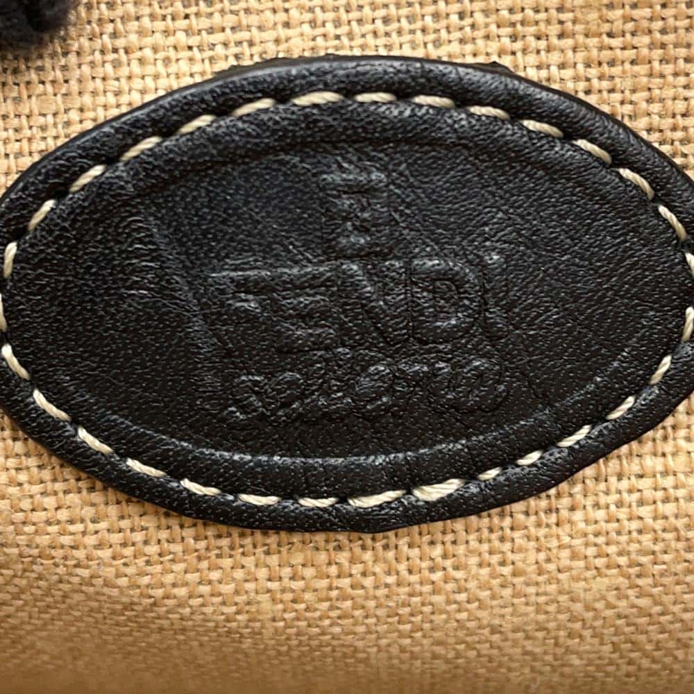 FENDI Selleria Messenger Bag Black8BT116 Leather