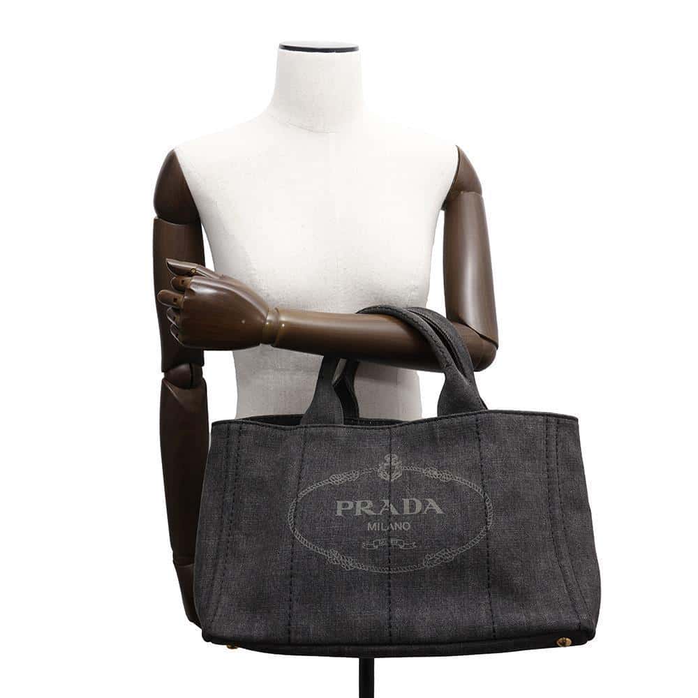 PRADA 2way Canapa Gray1BG642 Denim