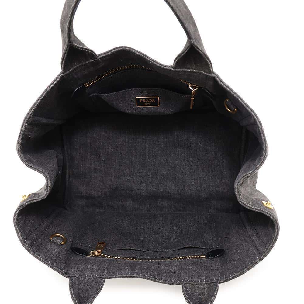 PRADA 2way Canapa Gray1BG642 Denim