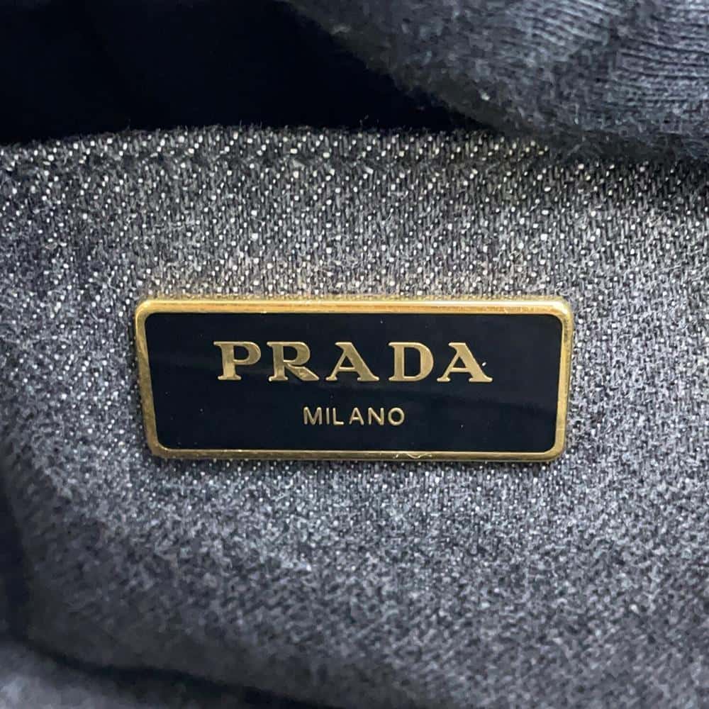 PRADA 2way Canapa Gray1BG642 Denim