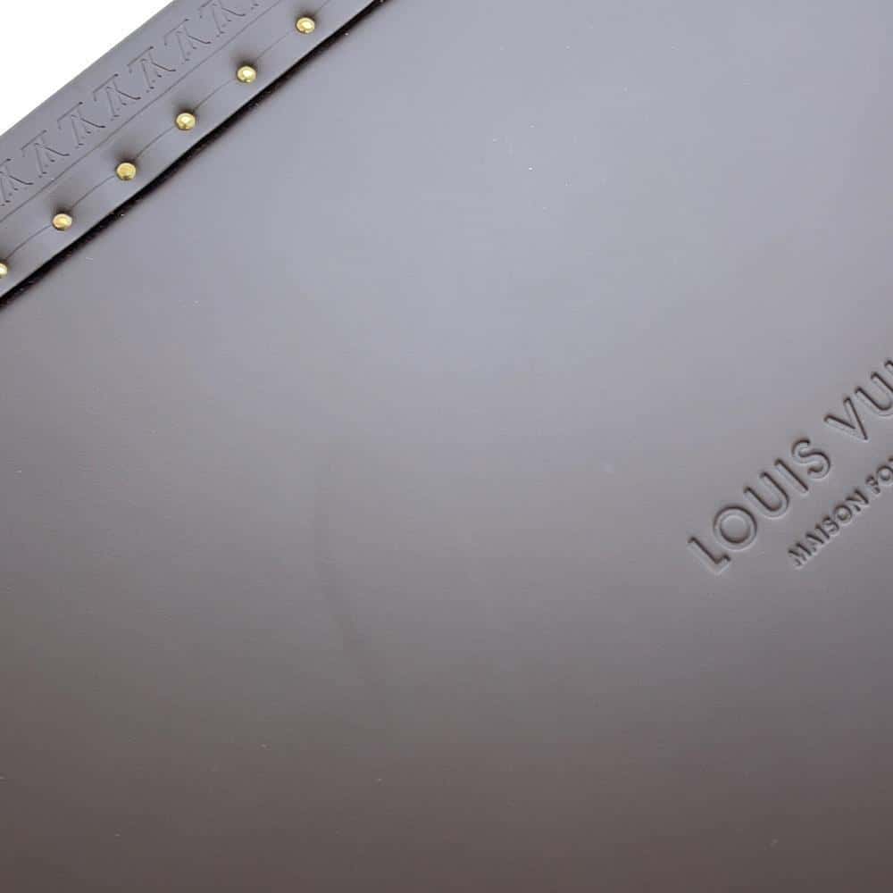 LOUIS VUITTON Special Order Watches and Jewelry Cases Brown Leather