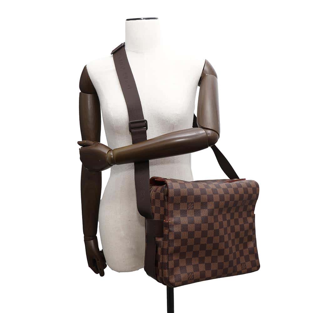 LOUIS VUITTON Naviglio RedN45255 Damier Ebene Canvas