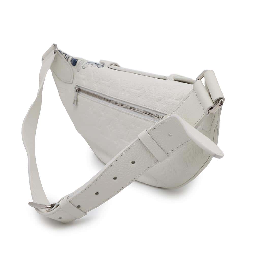 LOUIS VUITTON LVxYK Maxi Bumbag Yayoi Kusama BlancM21680 Taurillon Leather