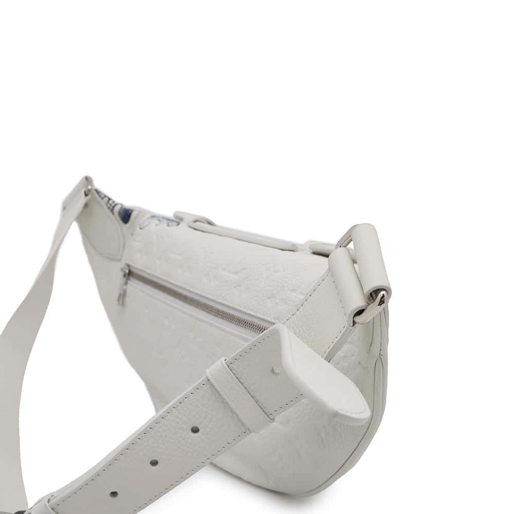 LOUIS VUITTON LVxYK Maxi Bumbag Yayoi Kusama BlancM21680 Taurillon Leather