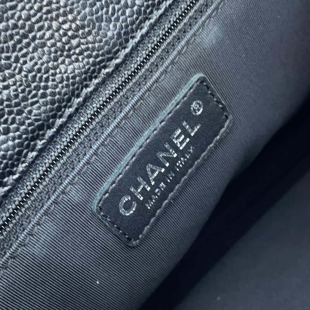 CHANEL GSTTote Bag BlackA50995 Caviar Leather