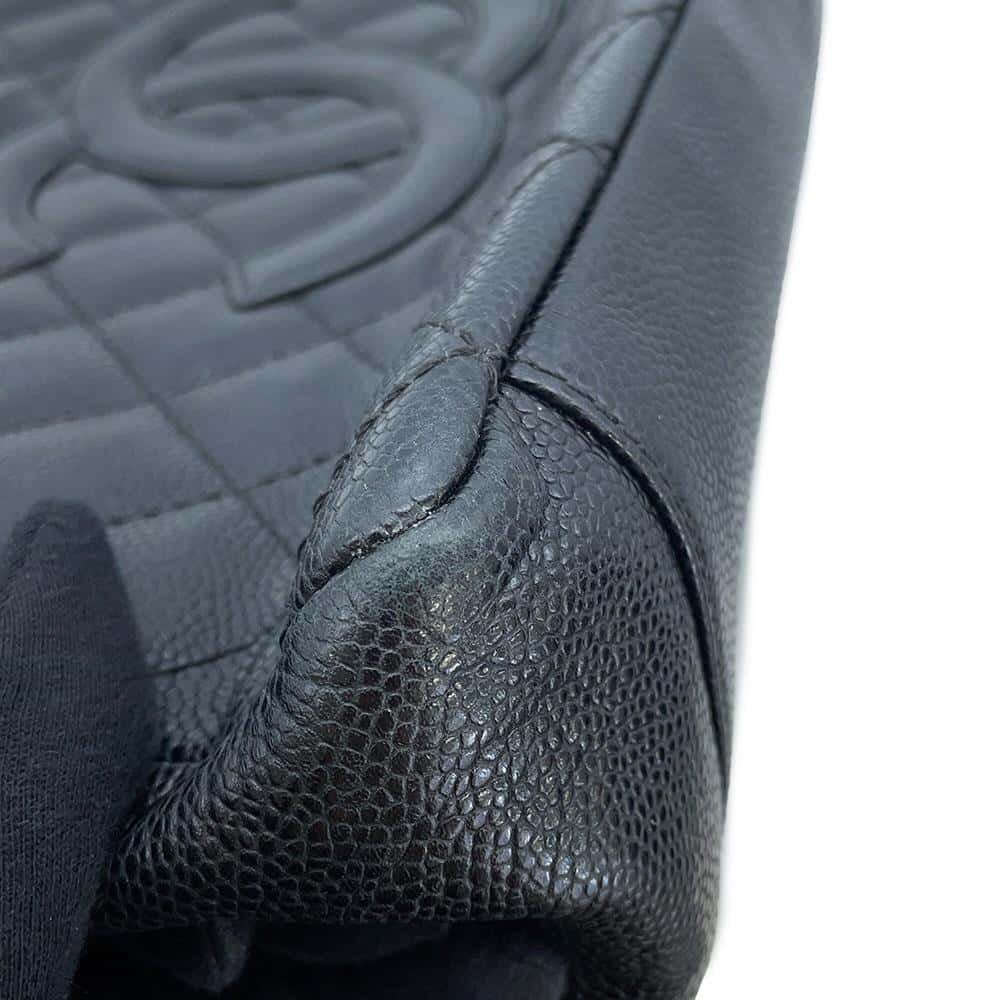 CHANEL GSTTote Bag BlackA50995 Caviar Leather