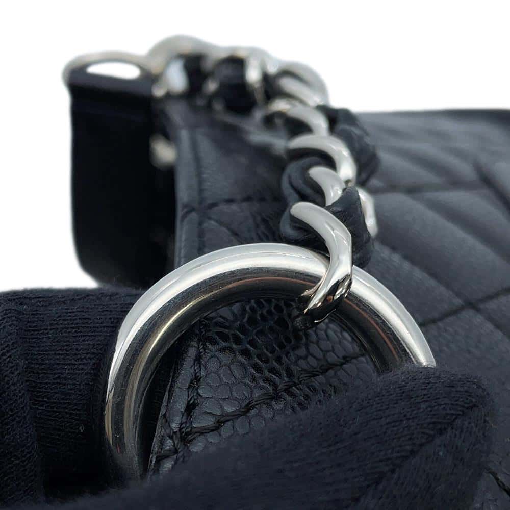 CHANEL GSTTote Bag BlackA50995 Caviar Leather