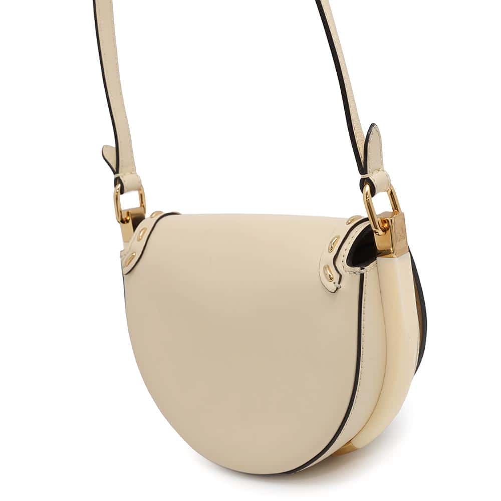 FENDI Moonlight Shoulder Bag Ivory8BT346 Leather