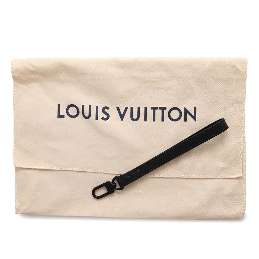 LOUIS VUITTON Pochette to Go NoirM81569 Monogram Eclipse