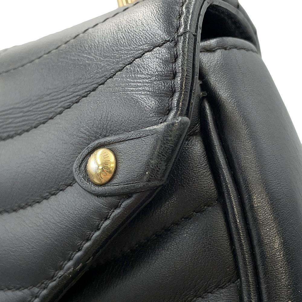 LOUIS VUITTON New Wave ChainBag NoirM51498 Calf Leather Size MM