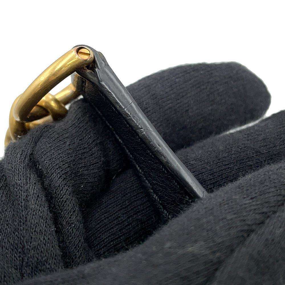 LOUIS VUITTON New Wave ChainBag NoirM51498 Calf Leather Size MM