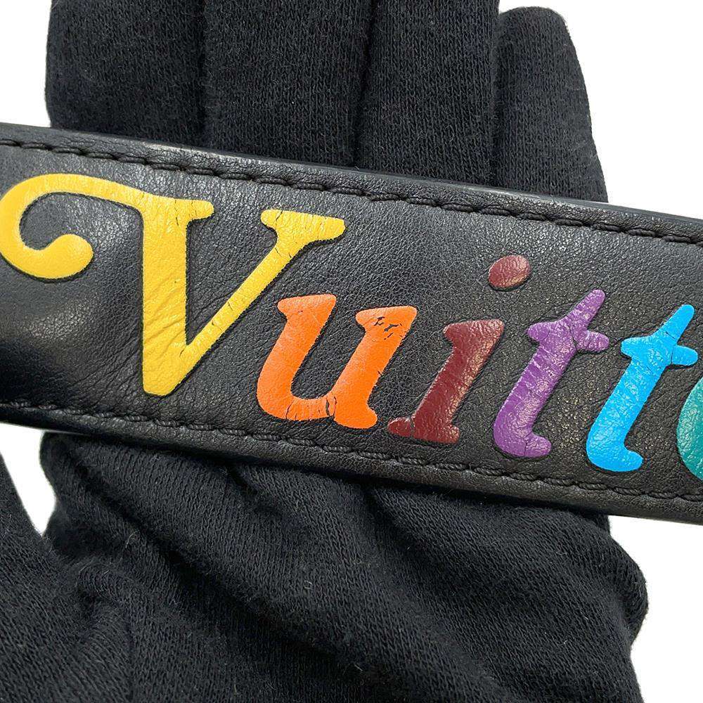LOUIS VUITTON New Wave ChainBag NoirM51498 Calf Leather Size MM