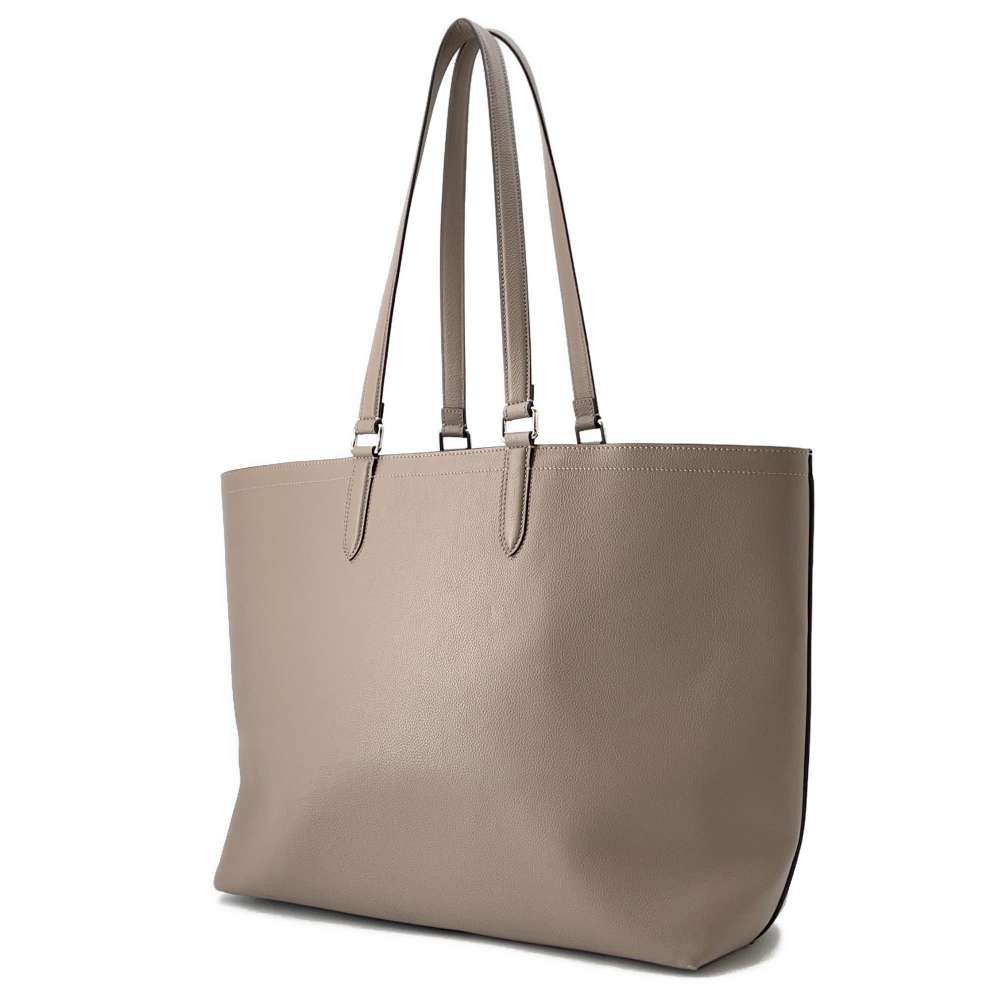 FENDI Tote Bag Greige7VA610 Leather