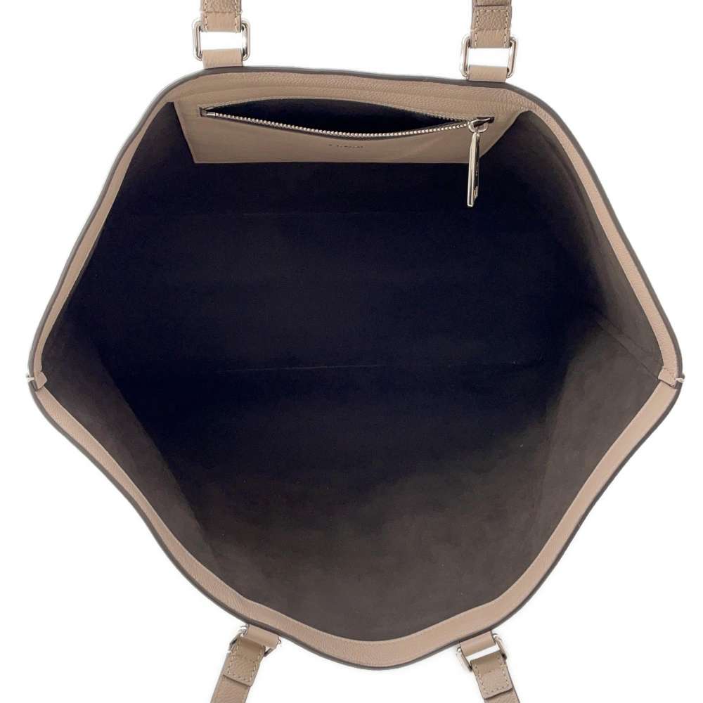 FENDI Tote Bag Greige7VA610 Leather
