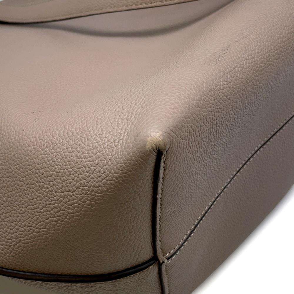 FENDI Tote Bag Greige7VA610 Leather