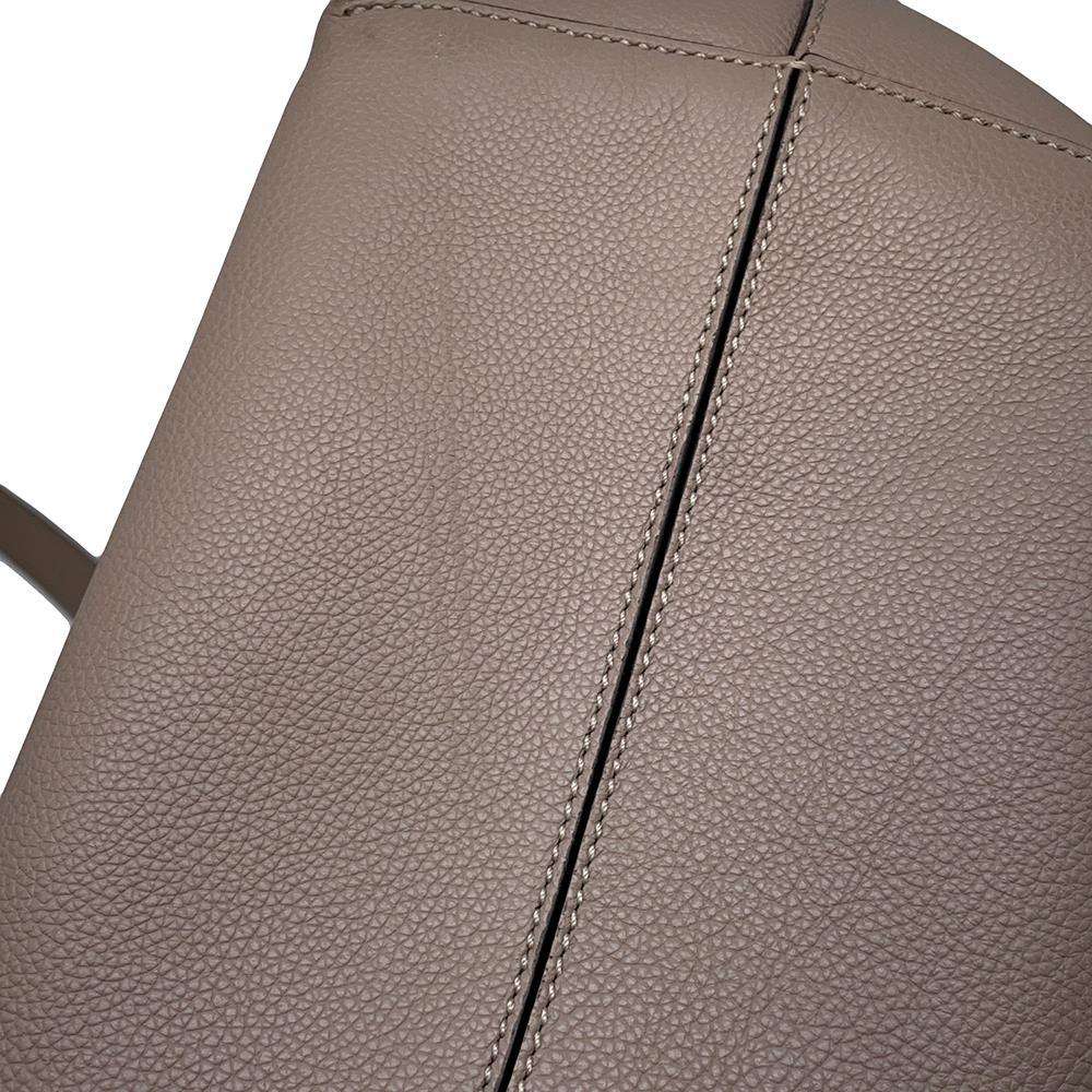 FENDI Tote Bag Greige7VA610 Leather
