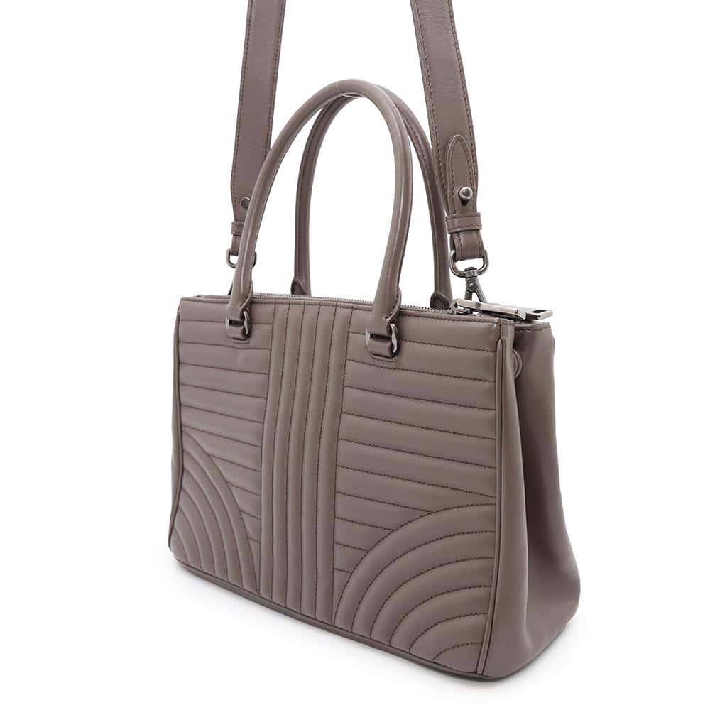 PRADA Diagram 2WAYBag Gray1BA863 Leather