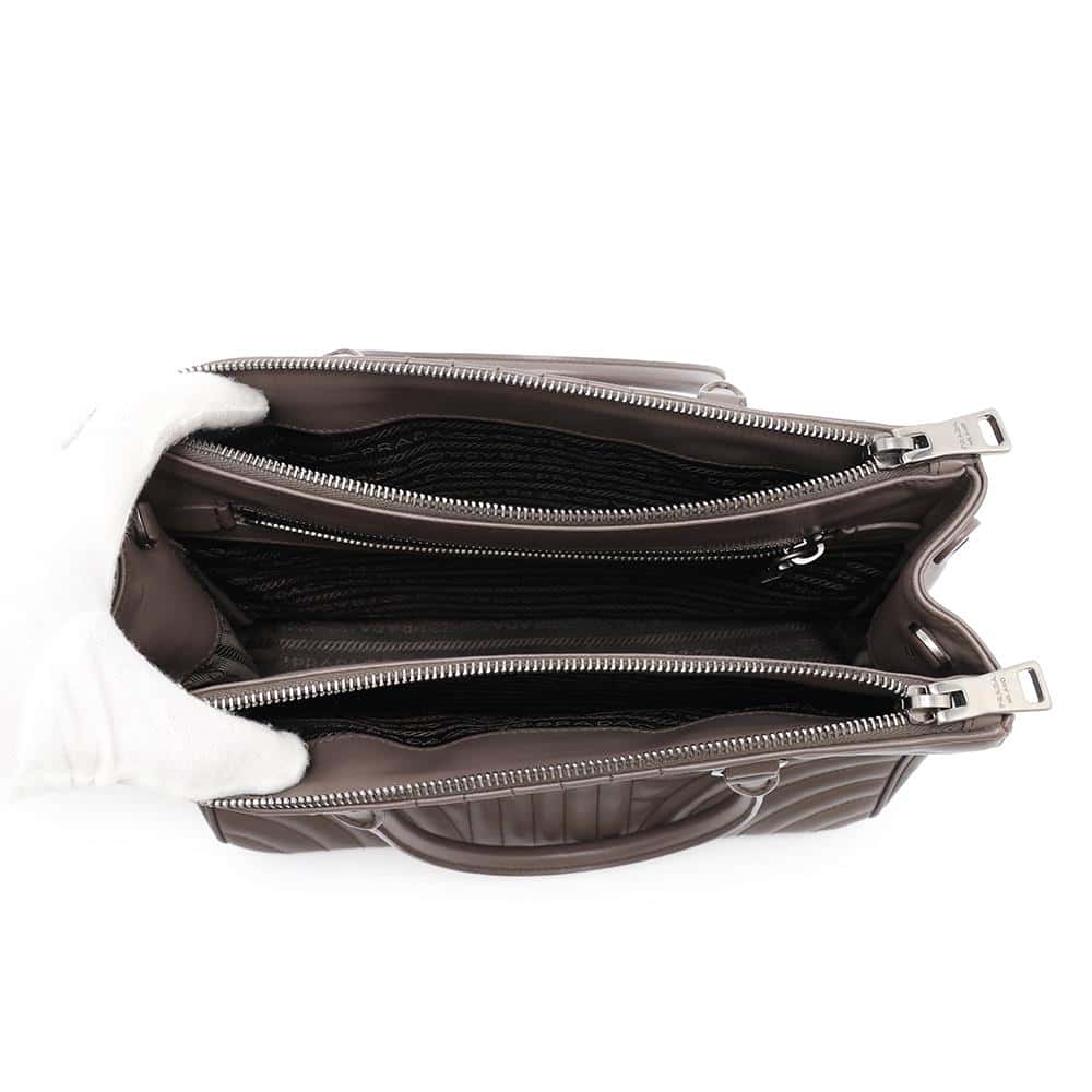 PRADA Diagram 2WAYBag Gray1BA863 Leather