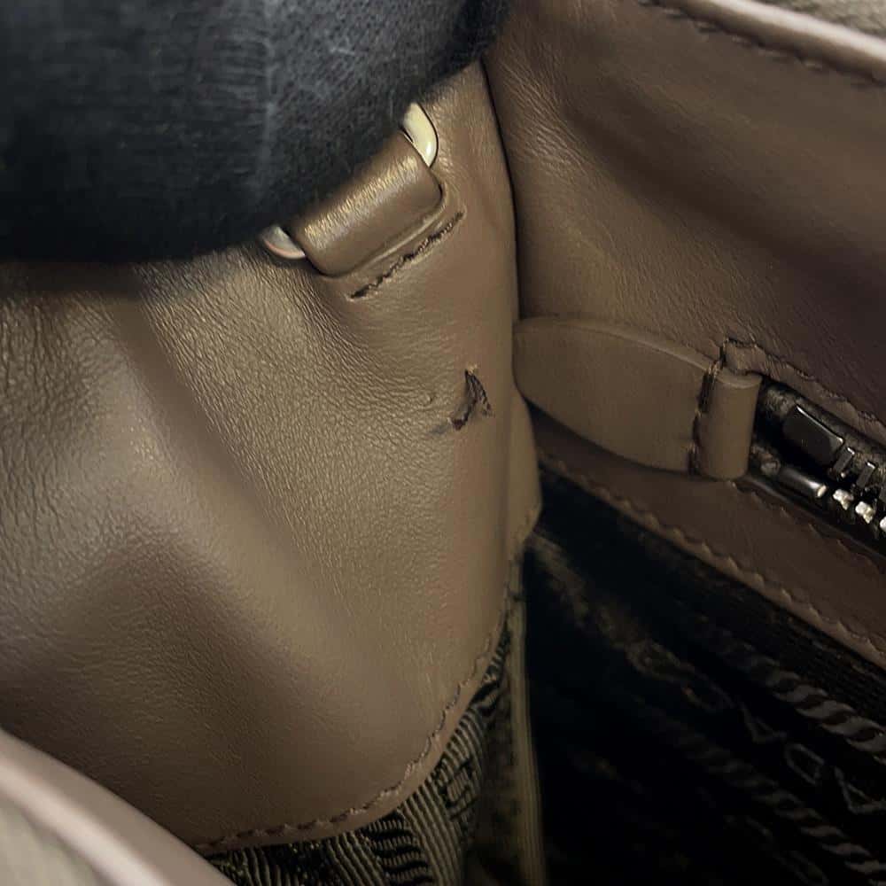 PRADA Diagram 2WAYBag Gray1BA863 Leather