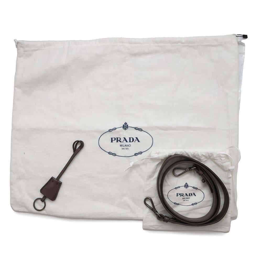 PRADA Diagram 2WAYBag Gray1BA863 Leather