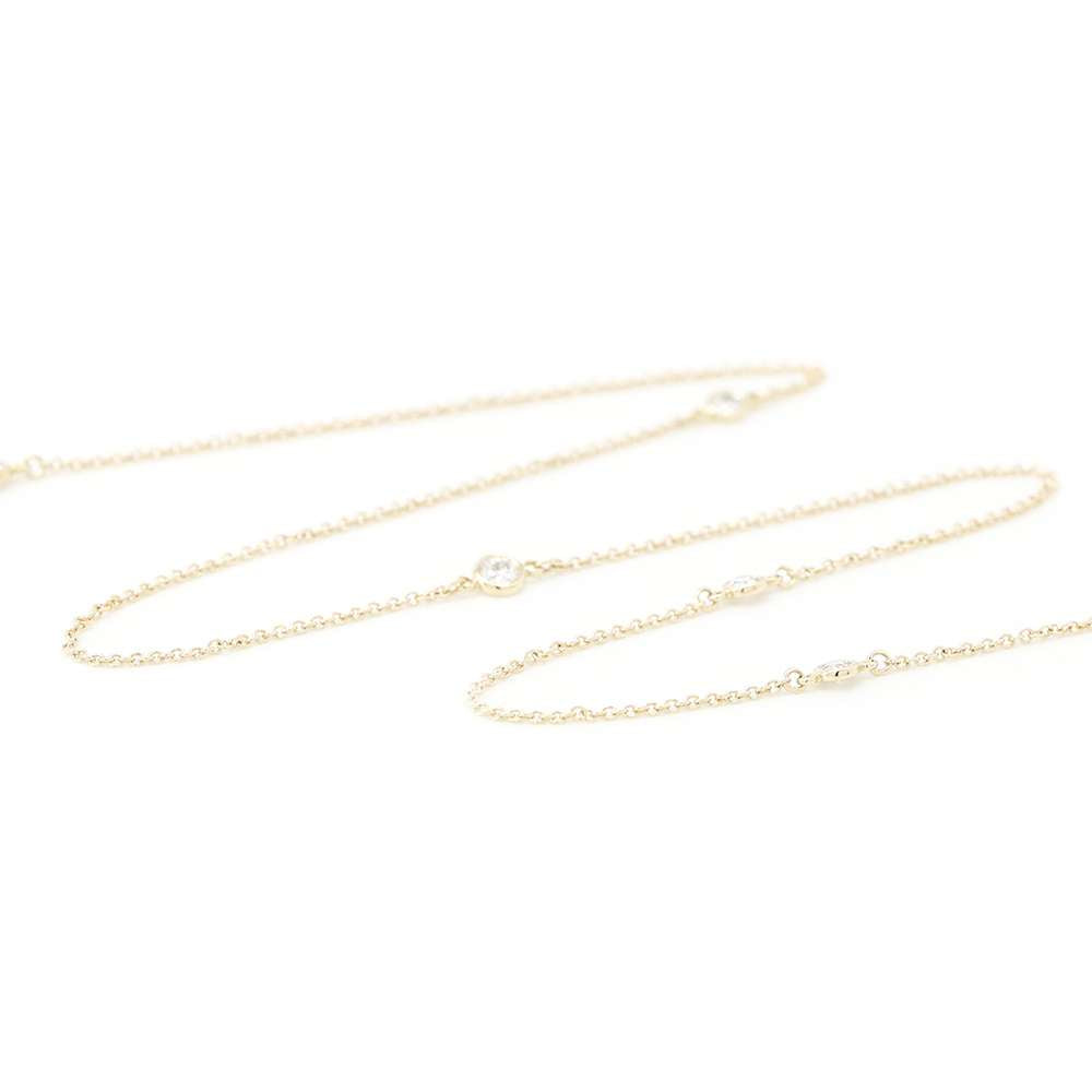 TIFFANY&Co. By the Yard 9PD Sprinkle Necklace60152575 18K Yellow Gold