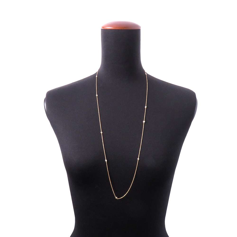 TIFFANY&Co. By the Yard 9PD Sprinkle Necklace60152575 18K Yellow Gold