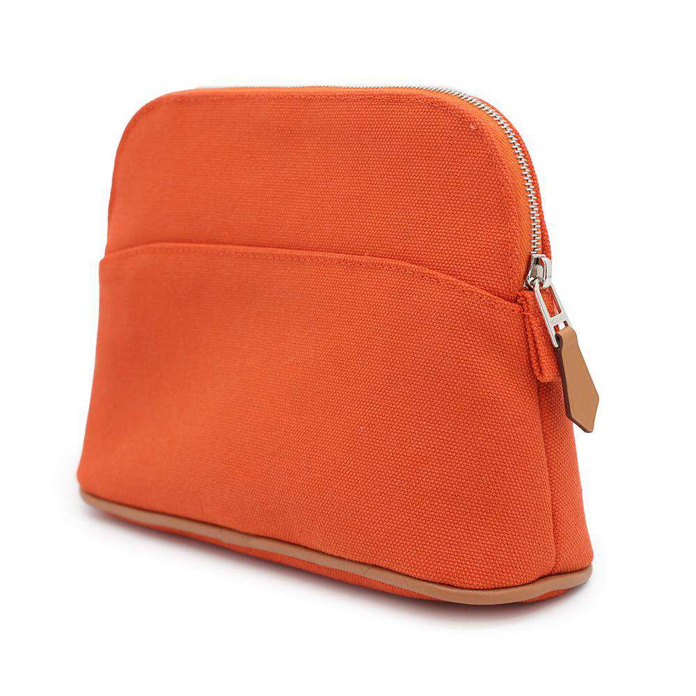 HERMES Bolide Mini Pouch Orange・Feu Canvas Size Mini