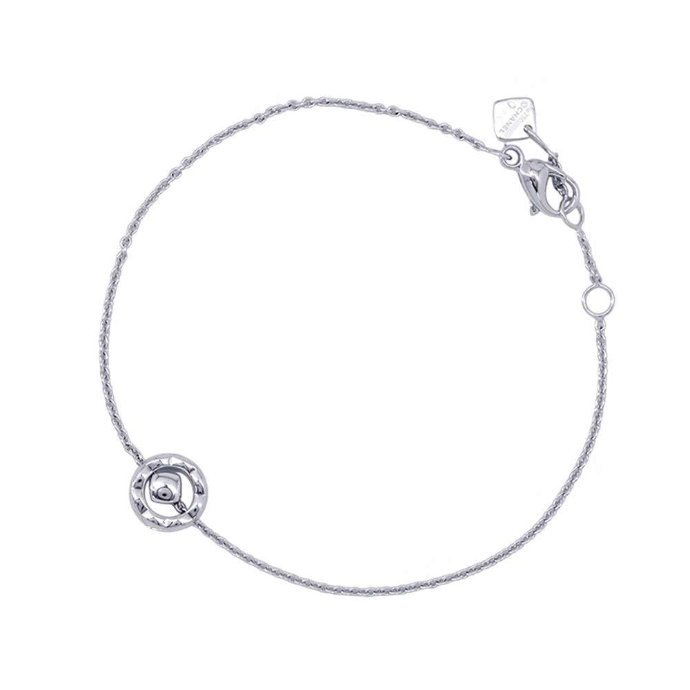 CHANEL Coco Crush Diamond BraceletJ12304 18K White Gold