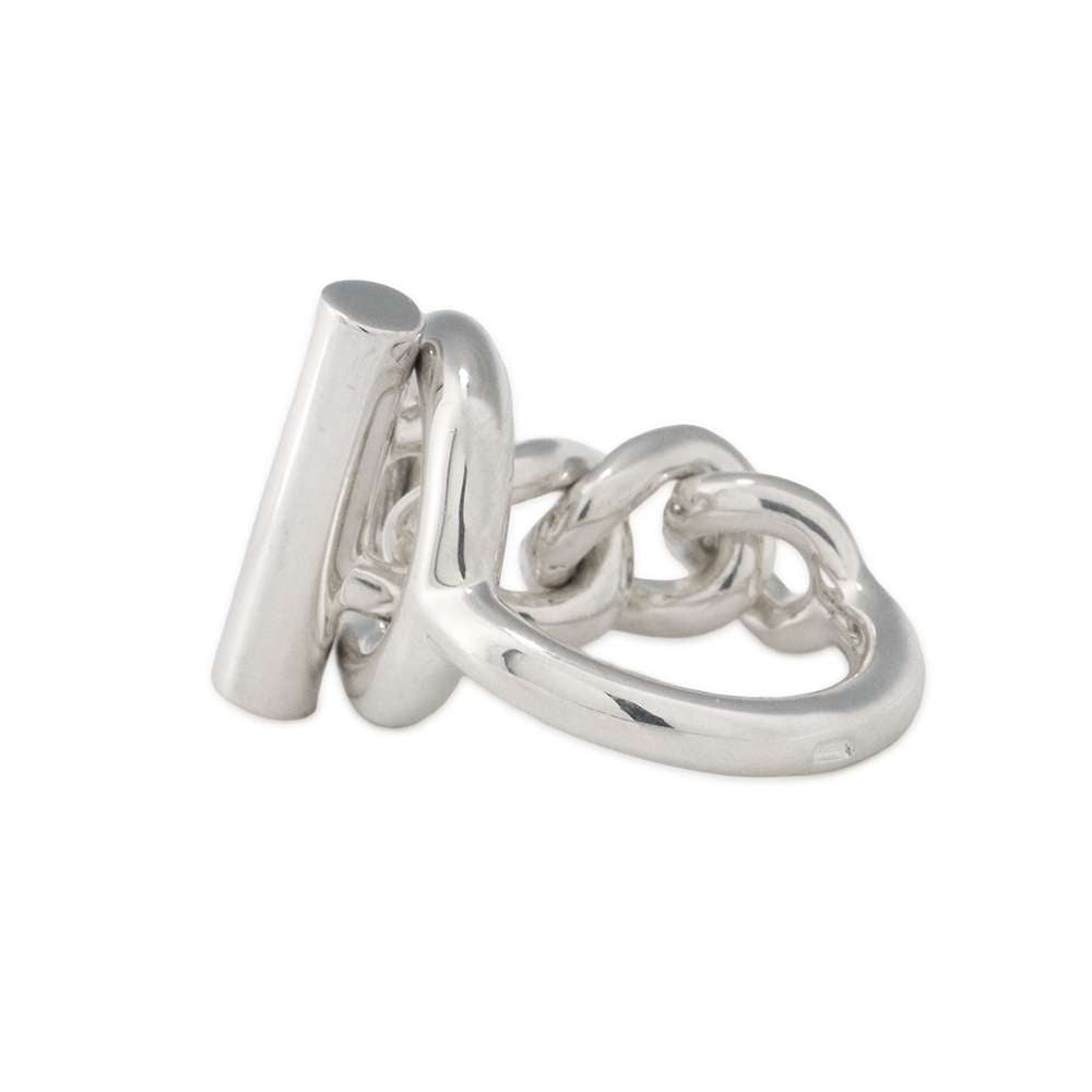 HERMES Croisette Ring Size 48/#8 SV925