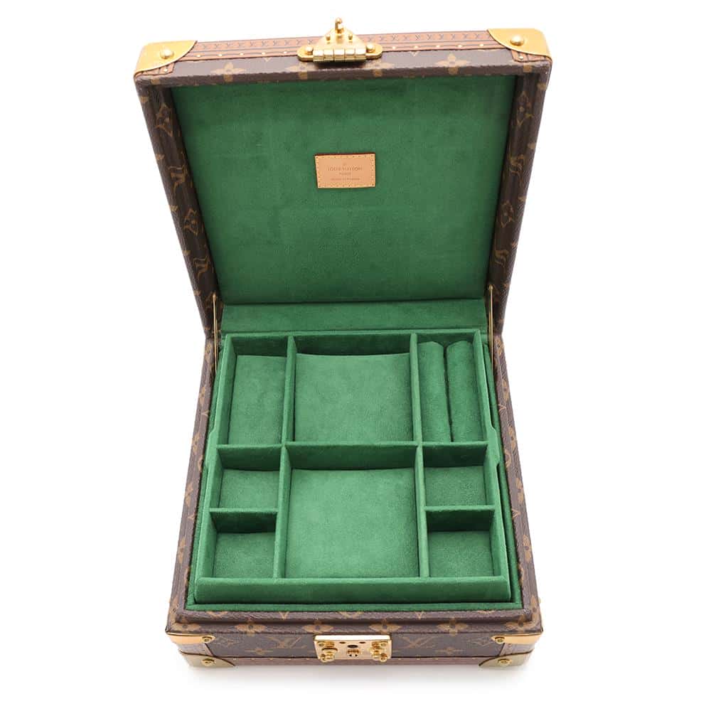 LOUIS VUITTON Coffret Jewelry Green Monogram