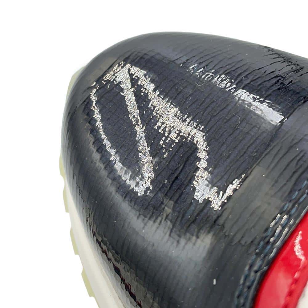 LOUIS VUITTON America's Cup 2017 Sneakers Black/White Patent Leather Nylon Canvas Size 5