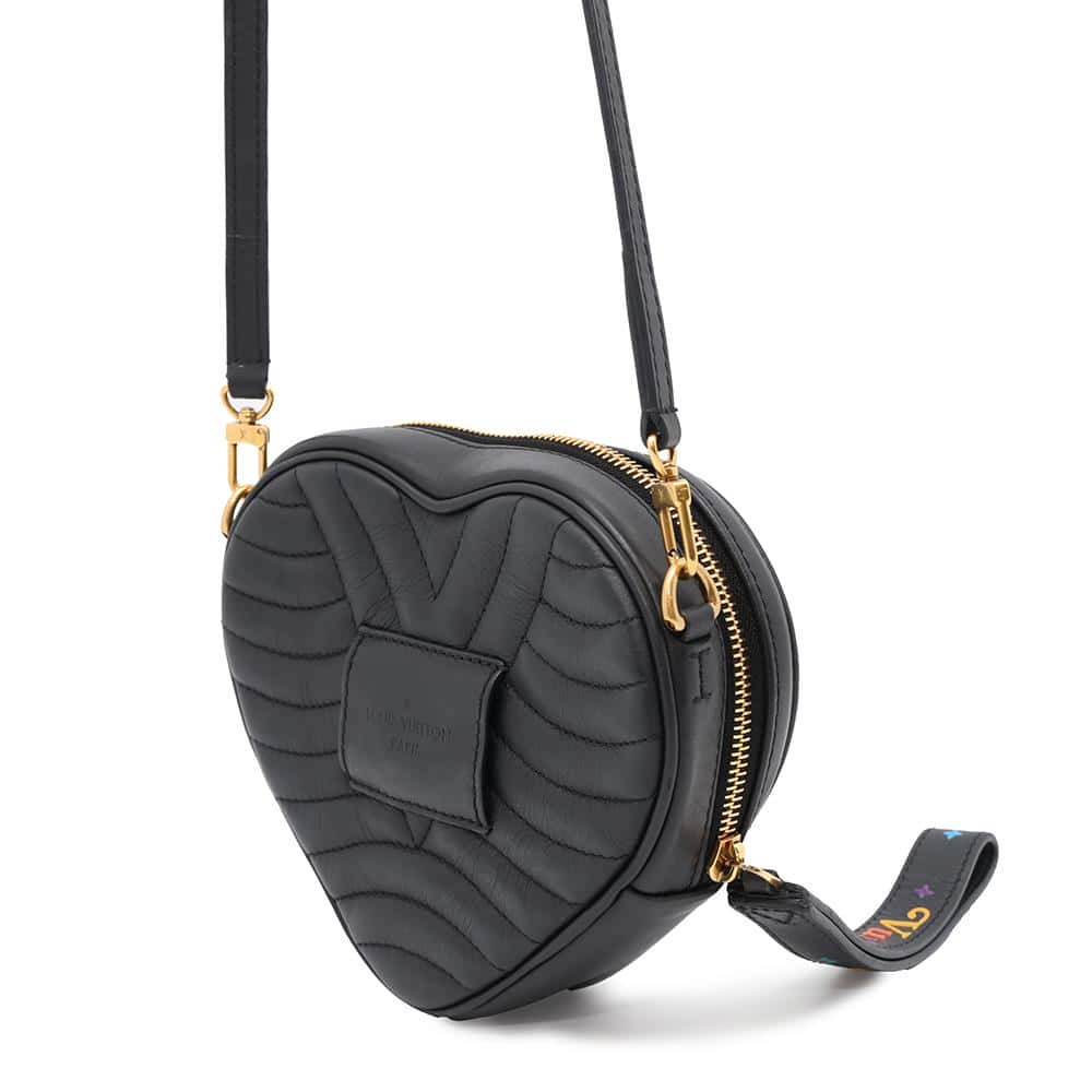 LOUIS VUITTON New Wave Heart Bag NoirM52796 Calf Leather